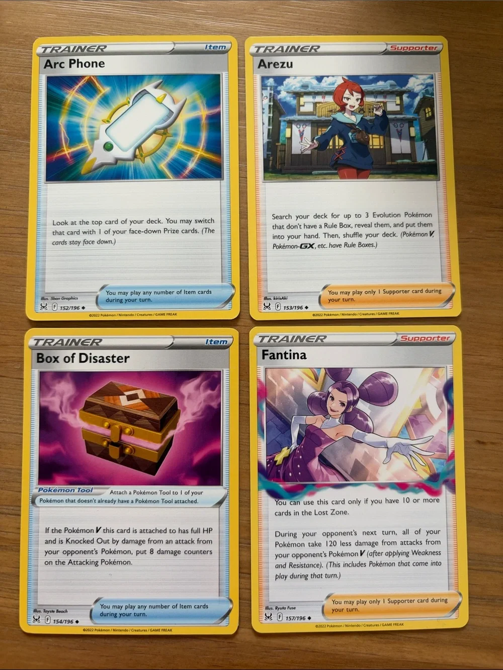Lost Origin Trainer Card Lot 10 Cards | Mirage Gate, Lost Vacuum, Fantina ✨5/$25